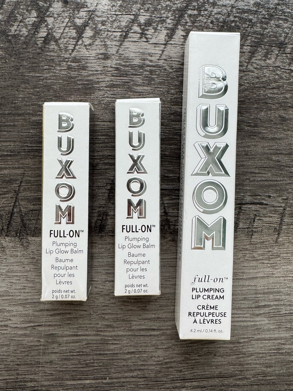 Buxom Full-On Plumping Lip Balm & Lip Cream Trio